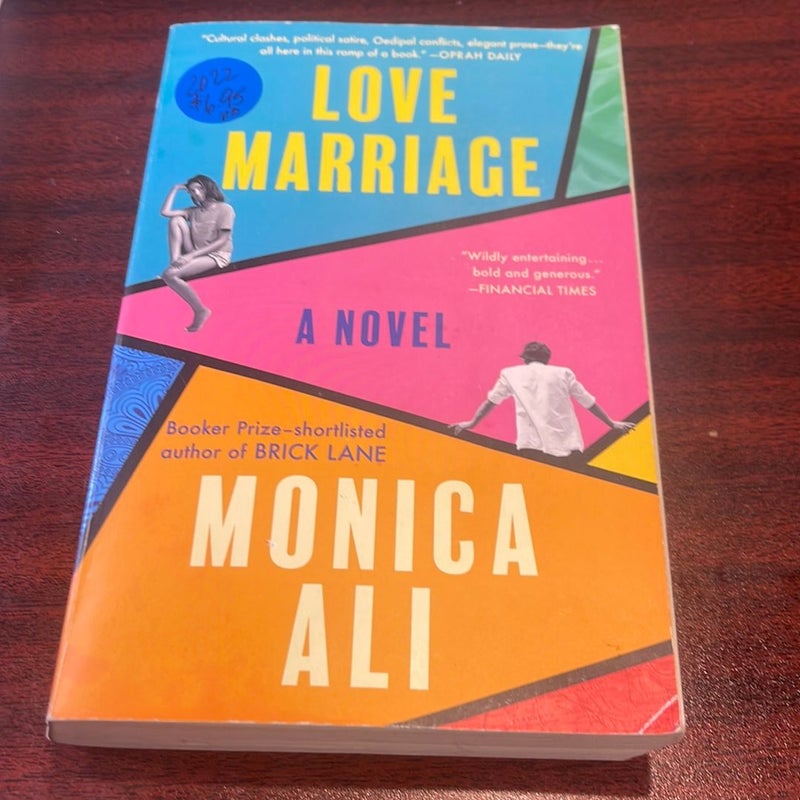 Love Marriage by Monica Ali