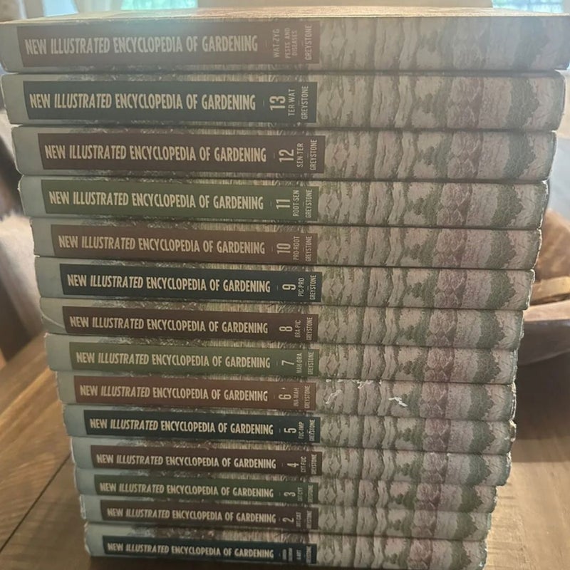 New illustrated encyclopedia of gardening complete set
