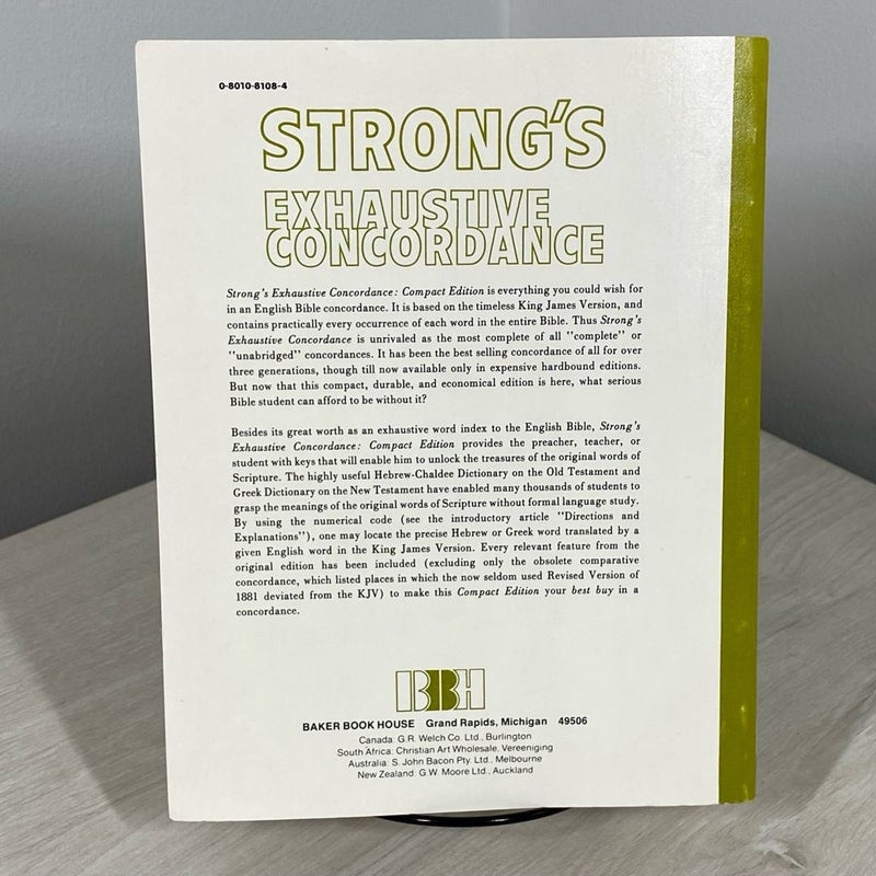 Strong's Exhaustive Concordance