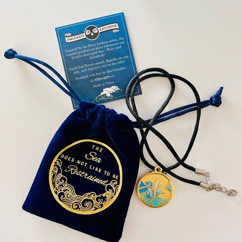 Owlcrate Exclusive Enamel Pendant - Percy Jackson