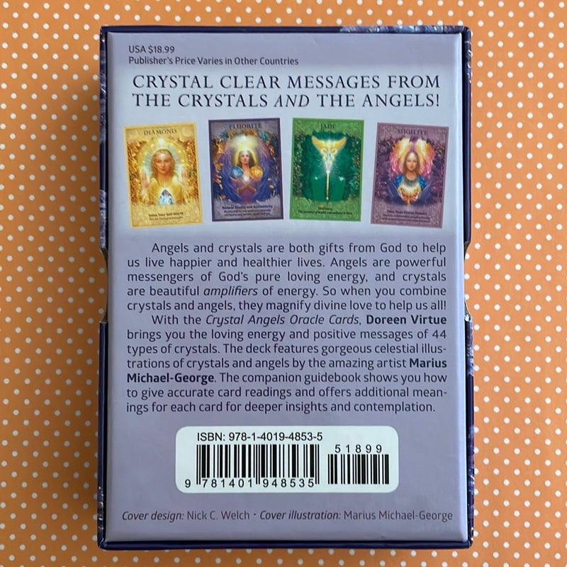 Crystal Angels Oracle Cards and Guidebook