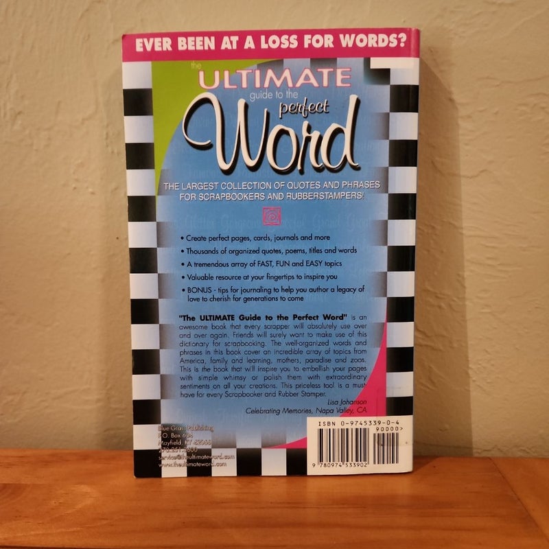 The Ultimate Guide to the Perfect Word