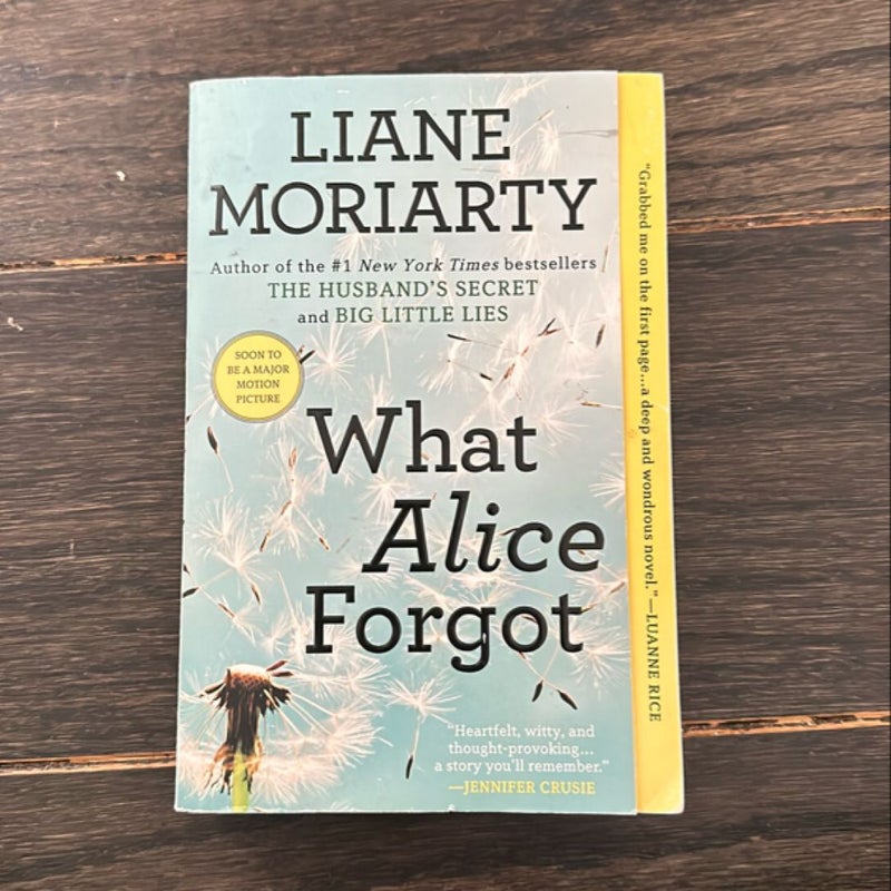 What Alice Forgot