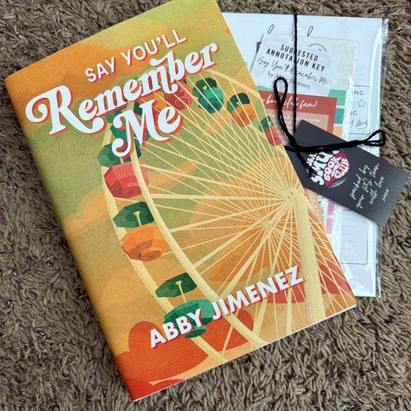 Say you'll remember me