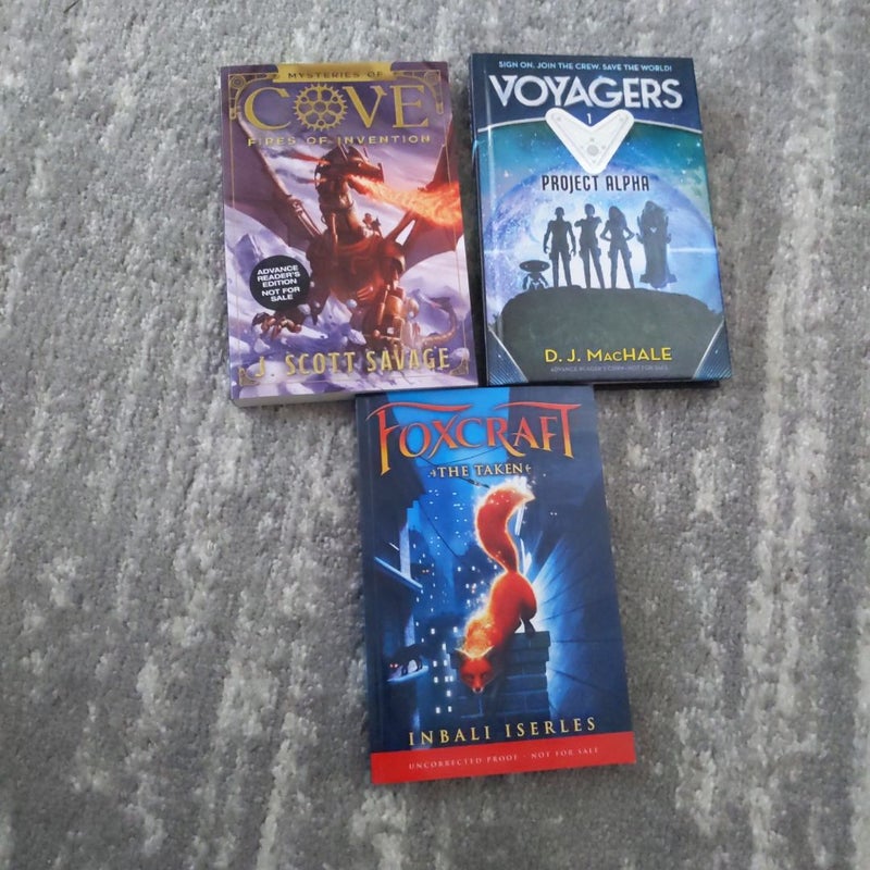 YA Advanced Readers copy ARC signed bundle 