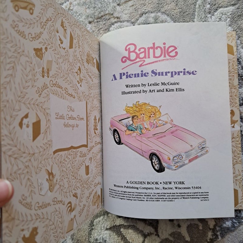 Barbie a picnic surprise 