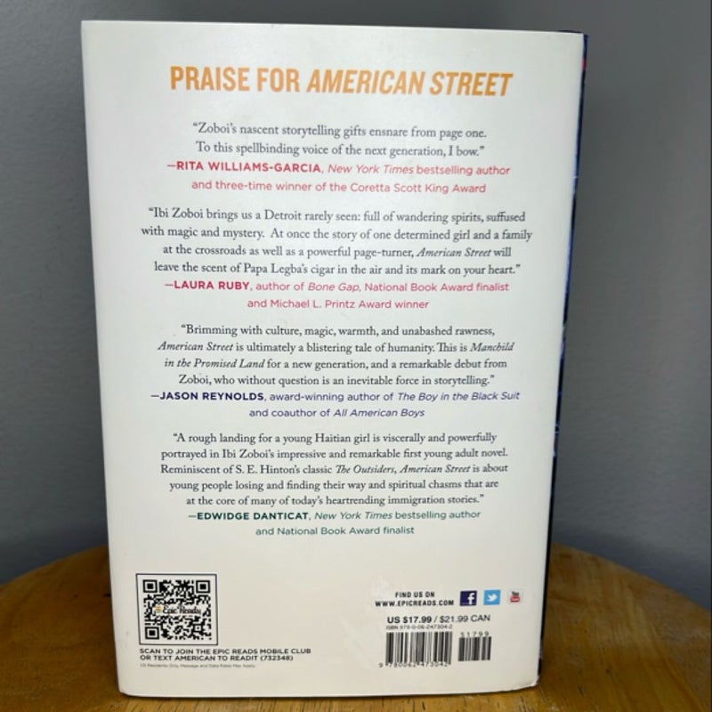 American Street by Ibi Zoboi - First Edition Hardcover (2017, Balzer + Bray)