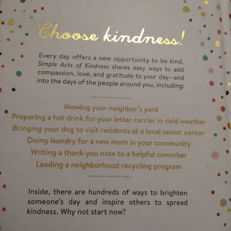 Simple Acts of Kindness
