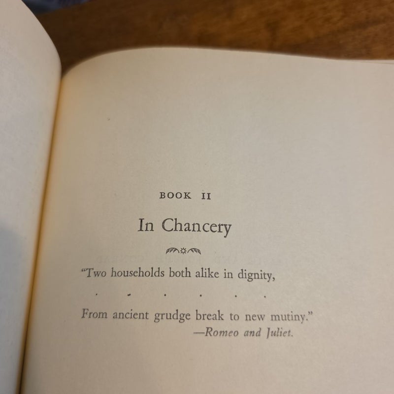 VINTAGE 1933 The Forsyte Saga (Books I, II and III) by John Galsworthy