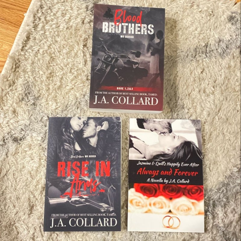 Blood Brothers MC Box Set, Rise in Arms, & Novella (All signed)