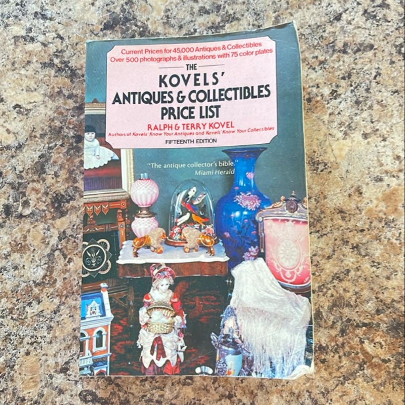 Kovels' Antiques and Collectibles Price List