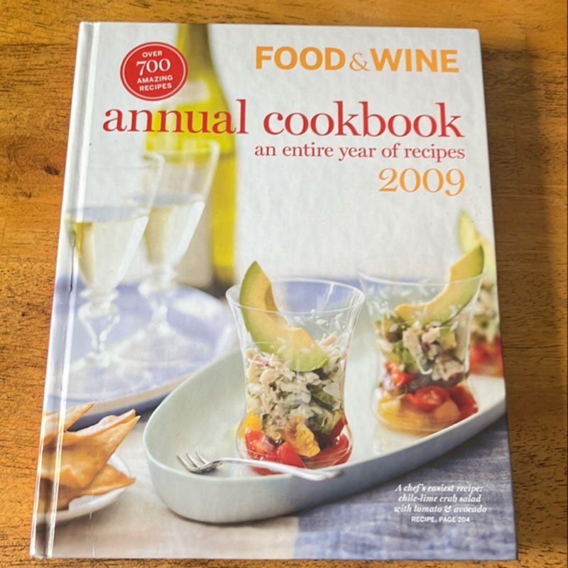 Food and Wine 2009 Annual Cookbook