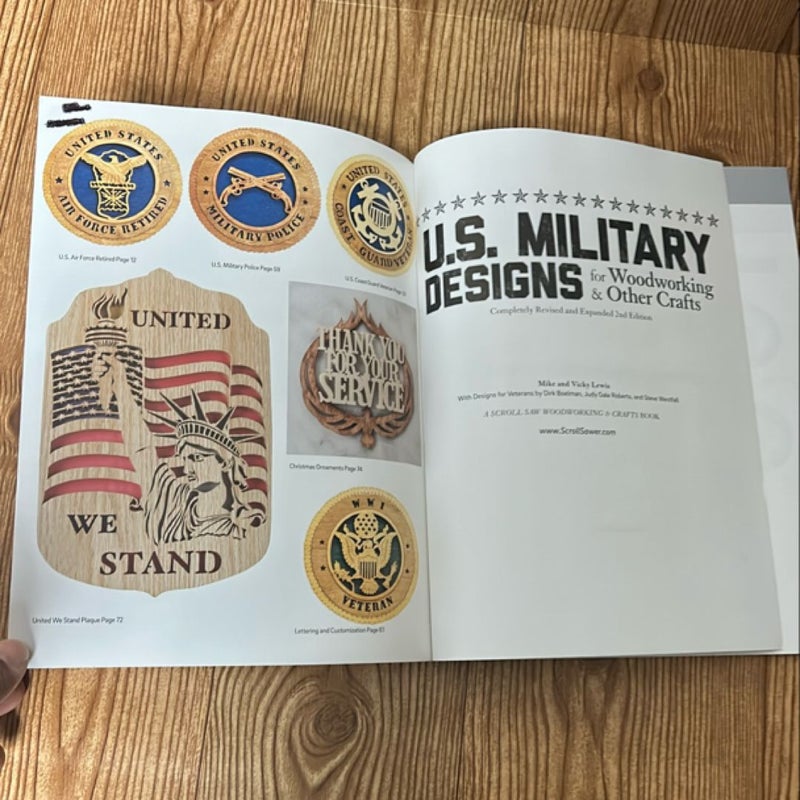 U. S. Military Designs for Woodworking and Other Crafts