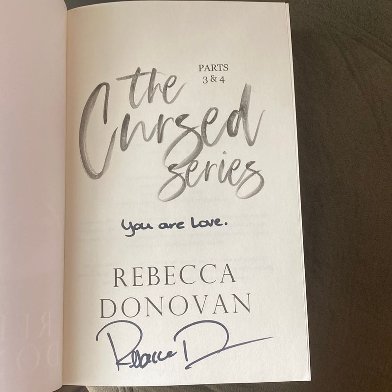 The Cursed Series, Parts 3&4 - SIGNED BY AUTHOR