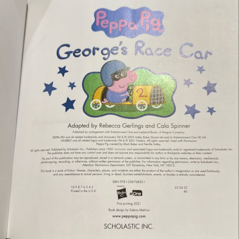 George's Race Car (Peppa Pig) (Media Tie-In)