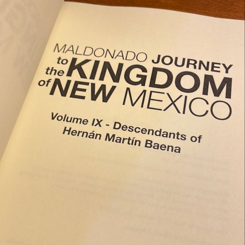 Maldonado Journey to the Kingdom of New Mexico