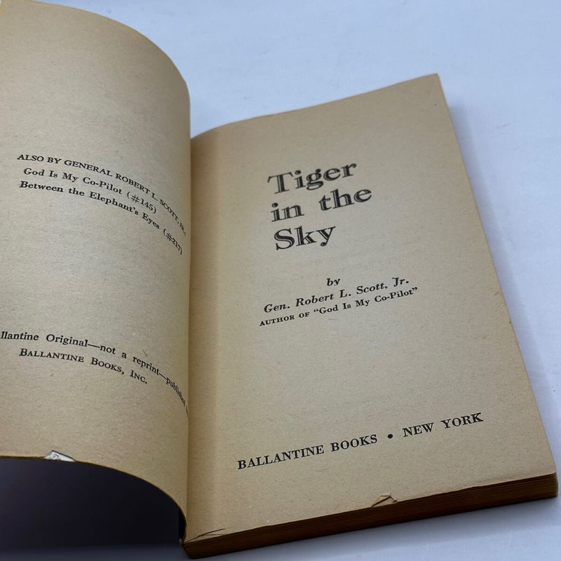 TIGER IN THE SKY (1st edition 1st print)