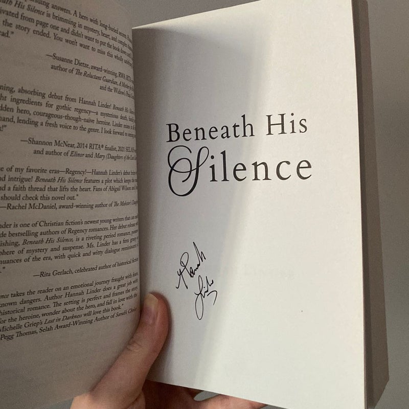 Beneath His Silence - signed
