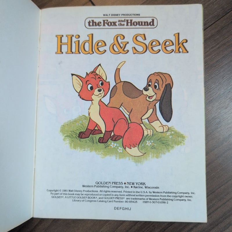 the Fox and the Hound, Hide & Seek (1981)