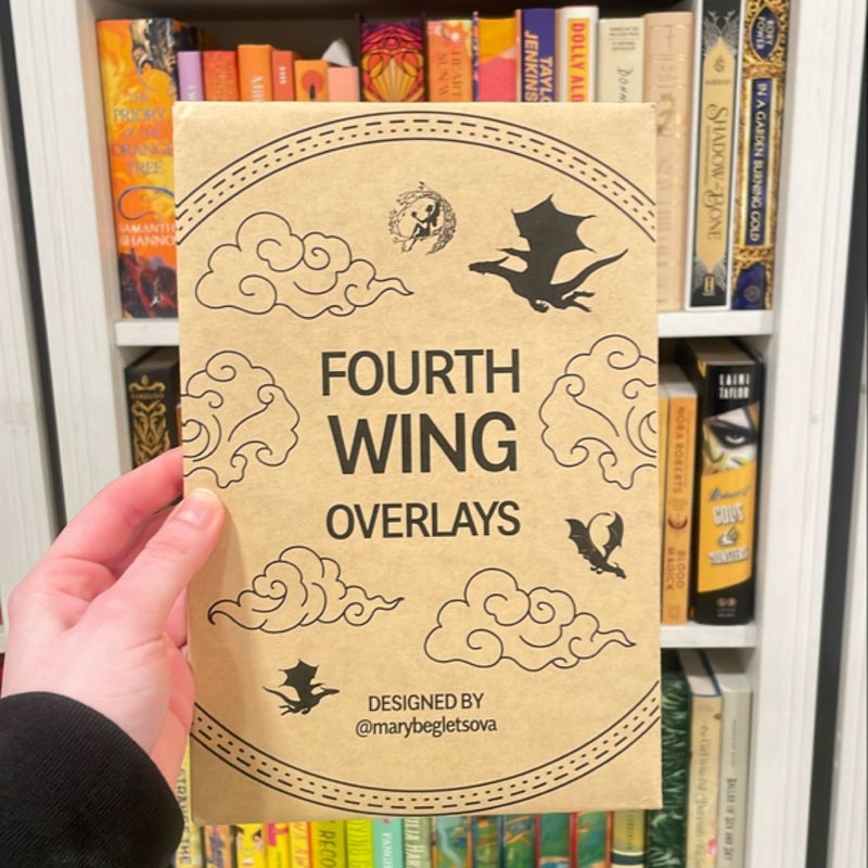 Fairyloot Exclusive Fourth Wing Page Overlays