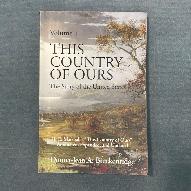 This Country of Ours Vol 1 