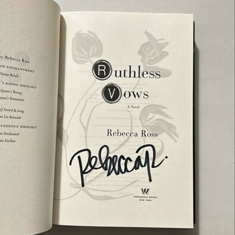Signed B&N exclusive Ruthless Vows