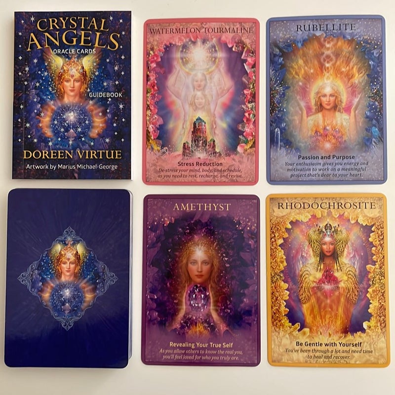 Crystal Angels Oracle Cards and Guidebook