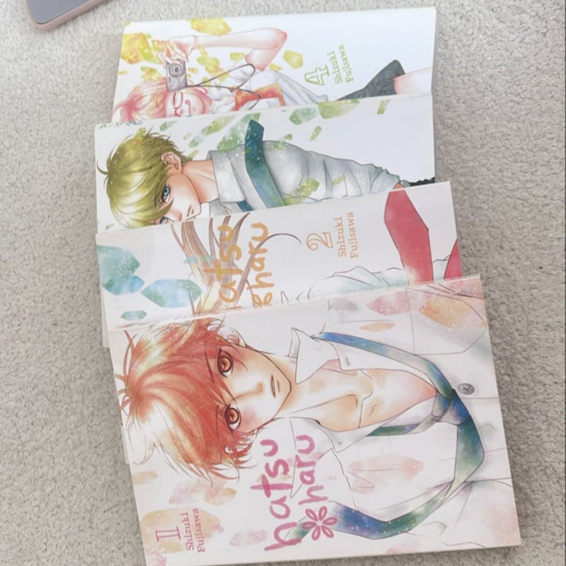 HATSU HARU VOL 1,2,3,4 LOT