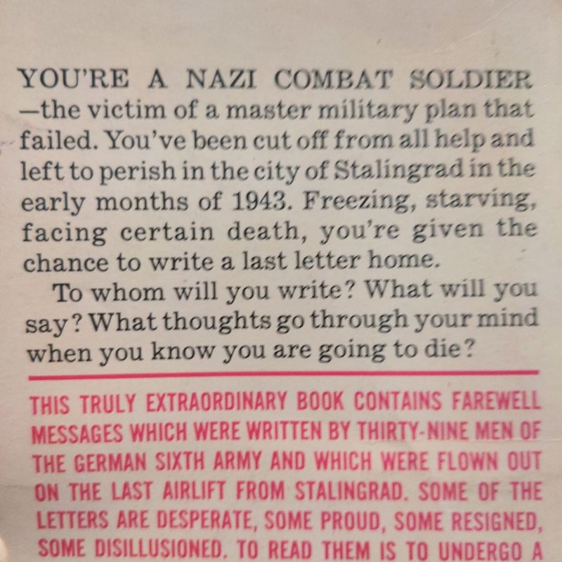 Last Letters from Stalingrad 