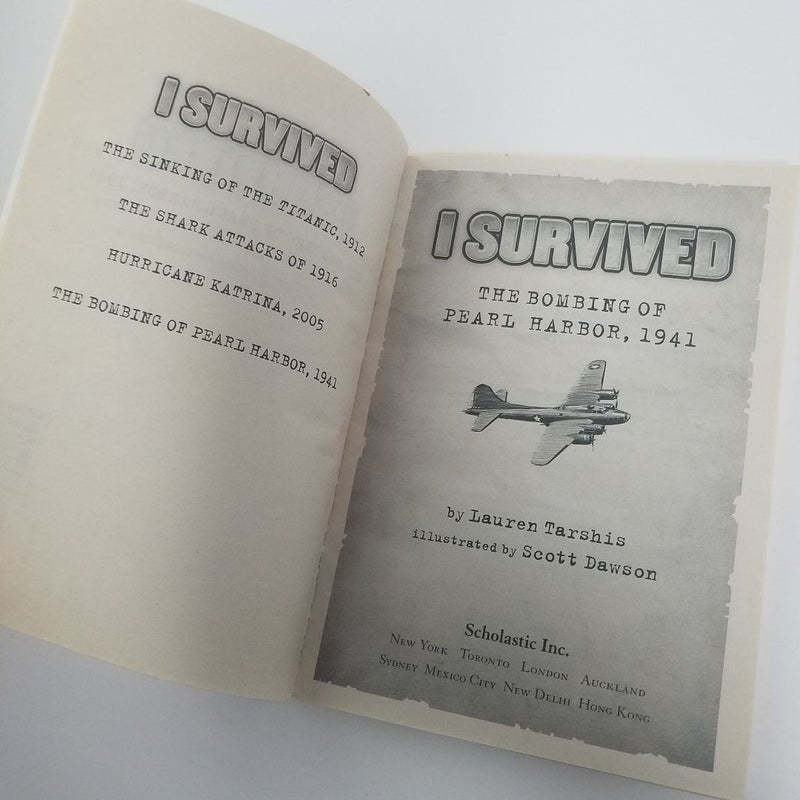 I Survived the Bombing of Pearl Harbor 1941 (I Survived Series)