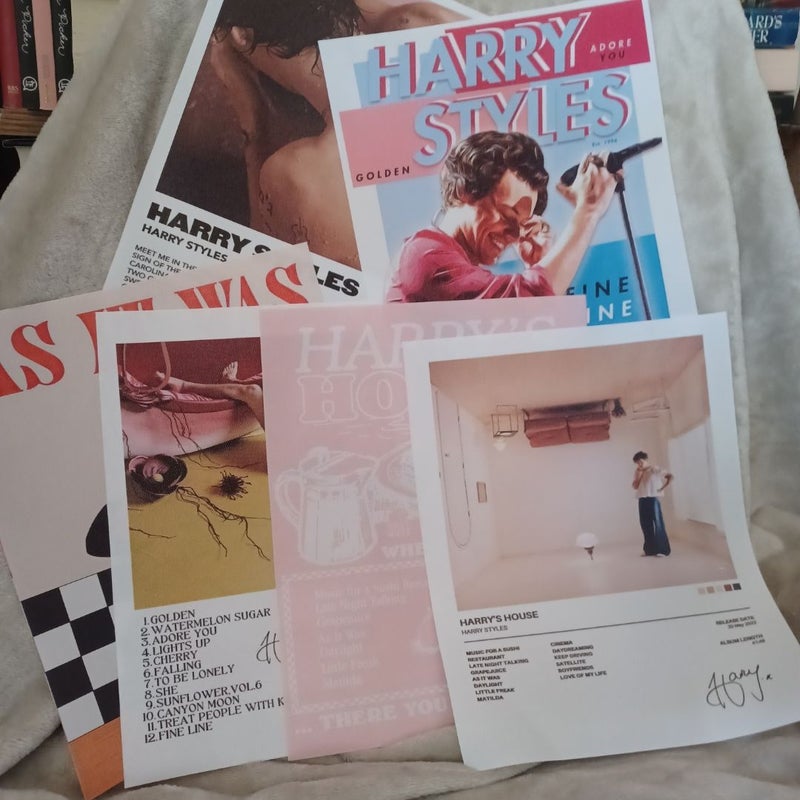 Harry Styles album 6 posters.