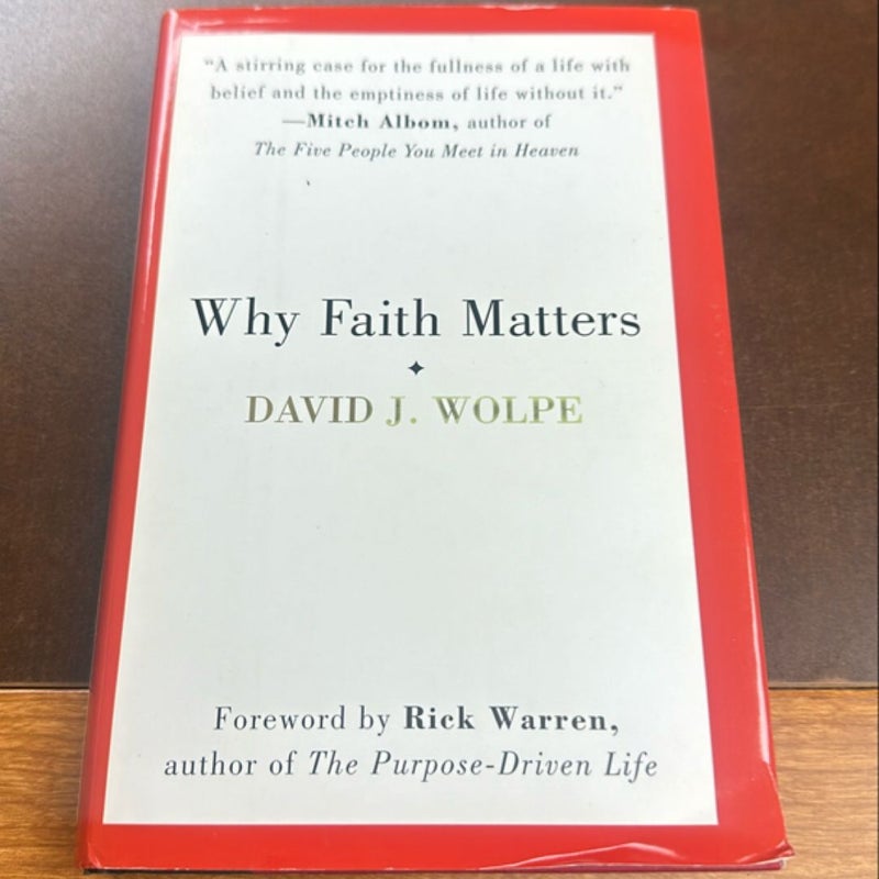 Why Faith Matters