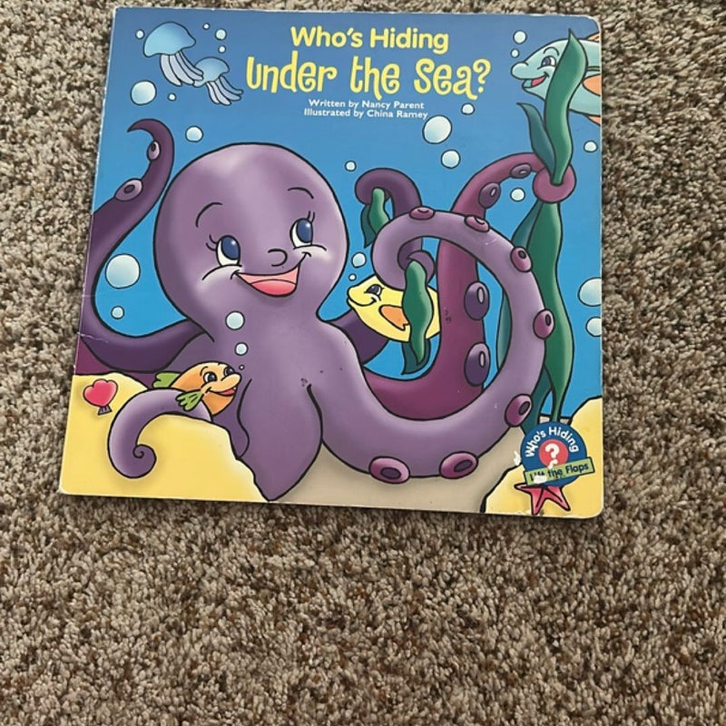 Who's Hiding Under the Sea? Kids Book