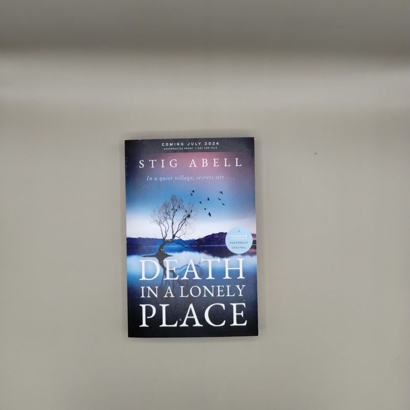 Death In A Lonely Place ARC