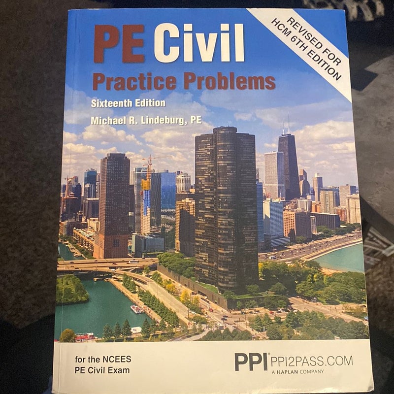 PPI PE Civil Practice Problems, 16th Edition - Comprehensive Practice for the NCEES PE Civil Exam