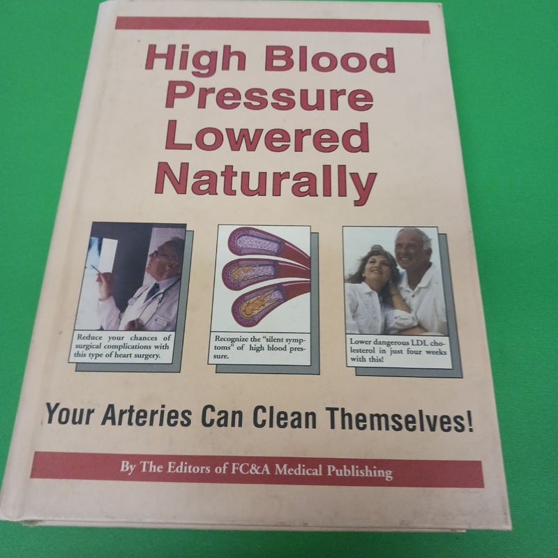 High Blood Pressure  Lowered  Naturally 