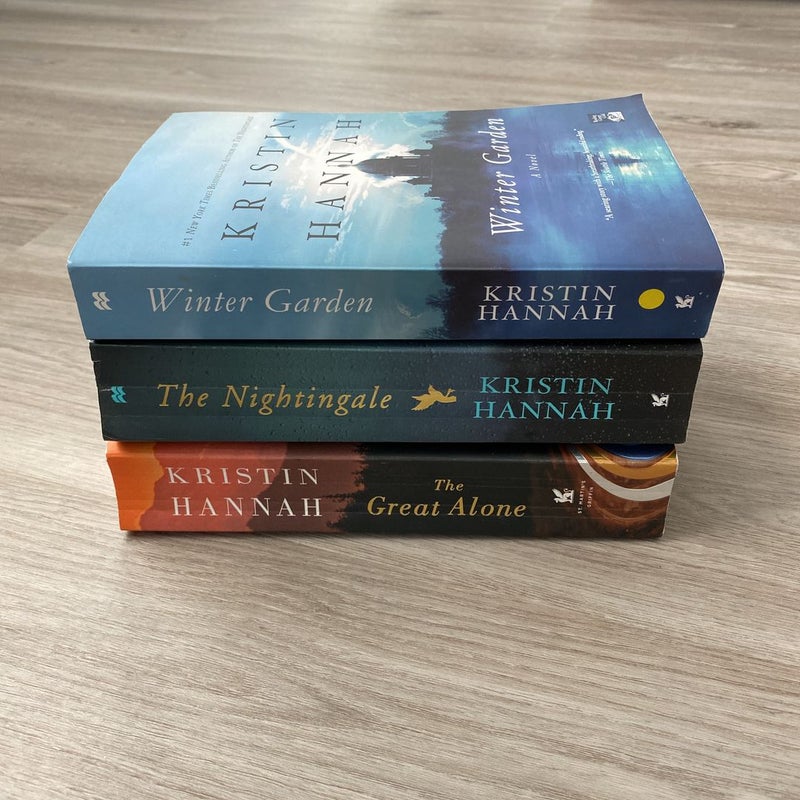 kristin hannah: the nightingale/ the great alone/ winter garden