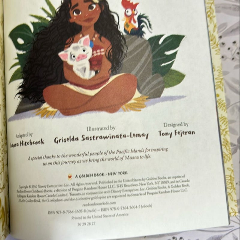 Moana Little Golden Book (Disney Moana)