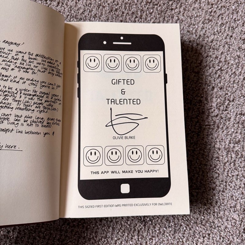 Gifted and Talented Owlcrate Editon 