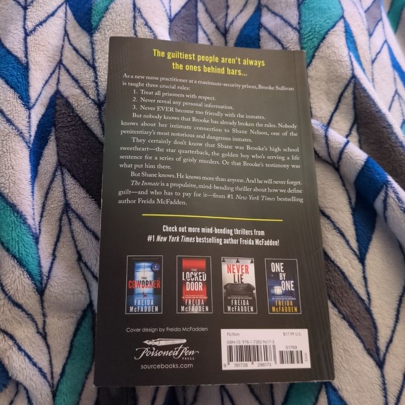 The Inmate by Freida McFadden, Paperback | Pangobooks