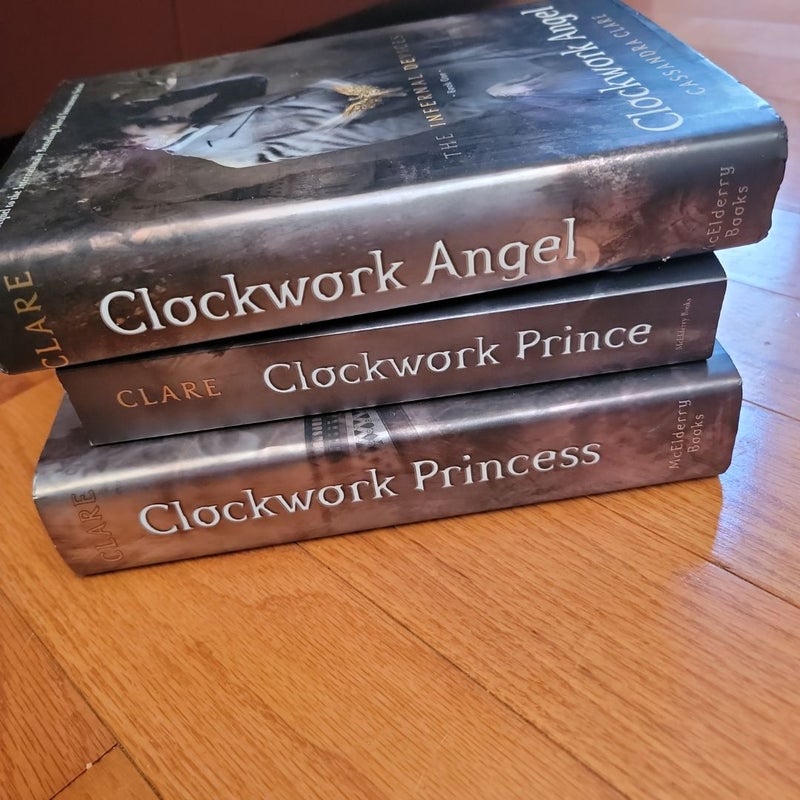 Clockwork Angel, Clockwork Prince, and Clockwork Princess