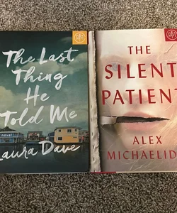 BOTM Thriller bundle: The Silent Patient/The Last Thing He Told Me