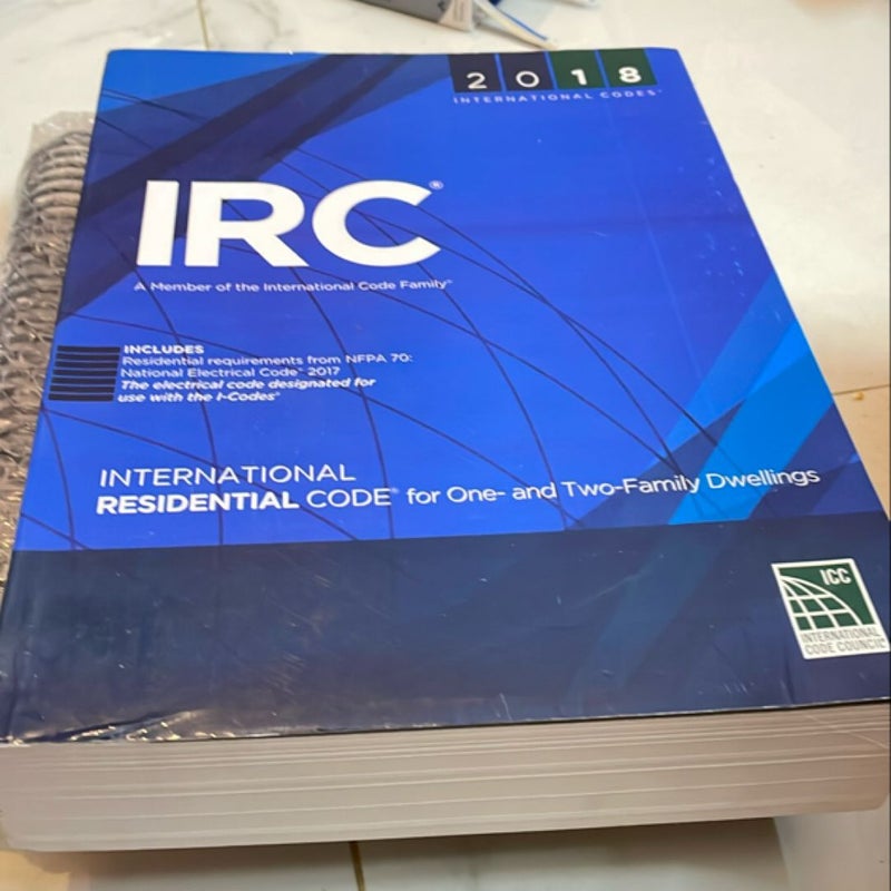 2018 International Residential Code for One- and Two-Family Dwellings