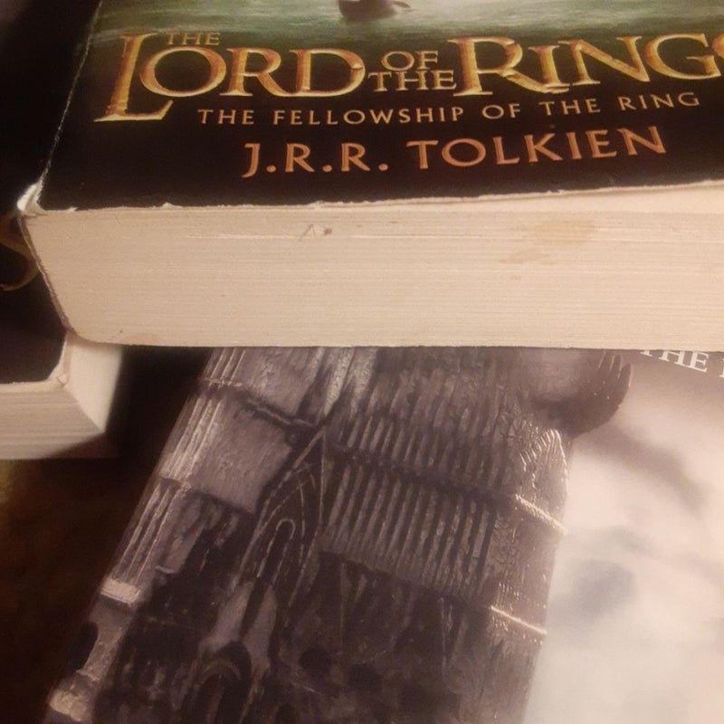 The Lord of the Rings trilogy plus The Hobbit book set The Return of the King