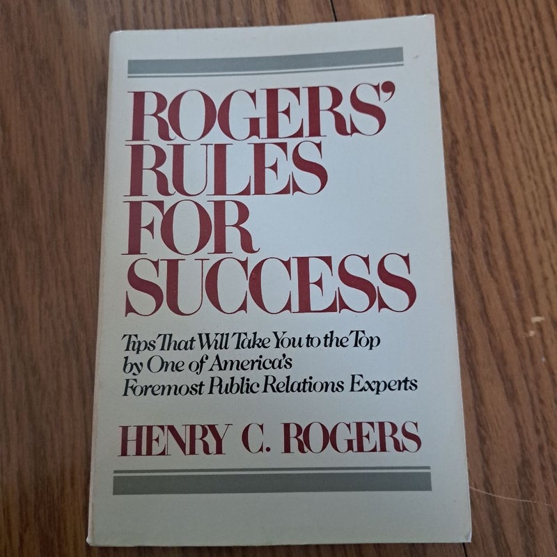 Rogers rules for success 