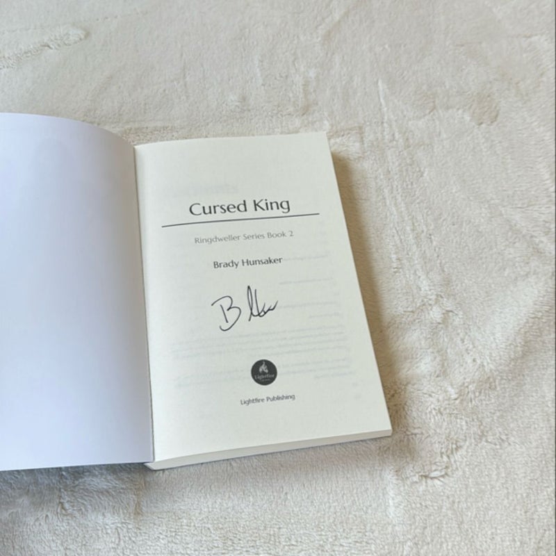 Cursed King (Ringdweller Series Book #2) - Signed copy 