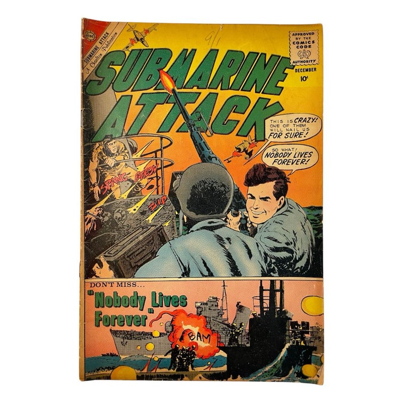 Vintage War Comic Lot 1950s & 60s Set of 7 Damaged Combat Army Books Rough Cond