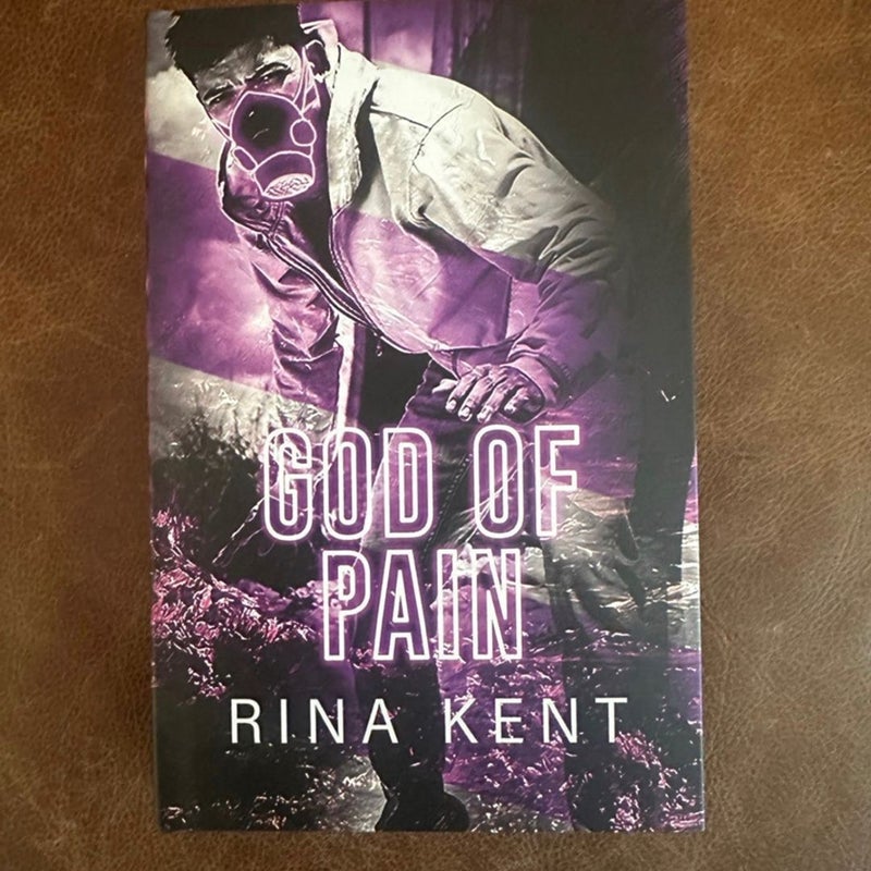 God of Pain By Rina Kent signed baddies book box special edition