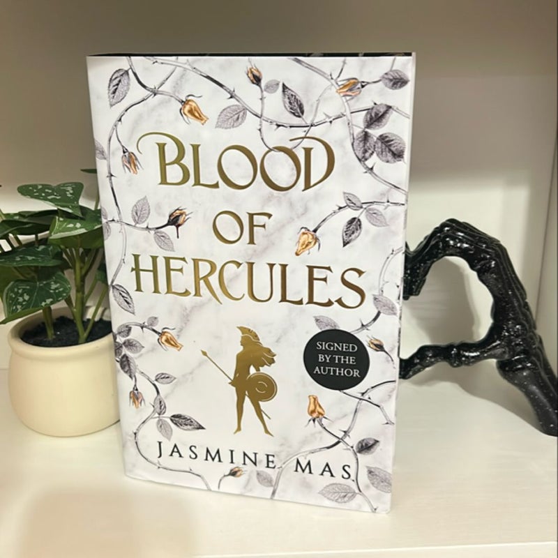 WATERSTONES Blood of Hercules SIGNED OOP
