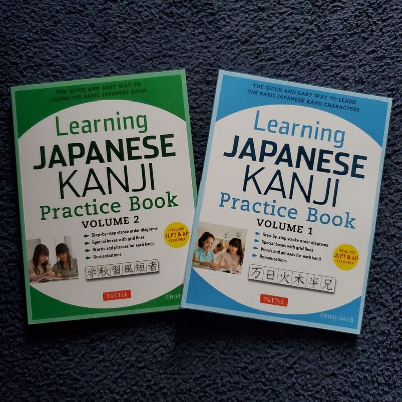 Learning Japanese Kanji Practice Book Volume 1